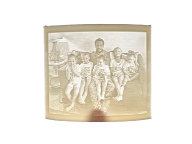 PhotoGlow Custom 3D Lithophane Night Light